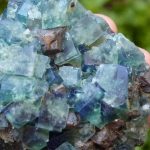 ROGERLEY MINE FLUORITE CLUSTER with GALENA