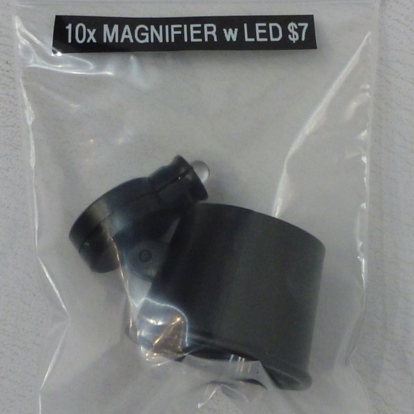 MAGNIFIER 10X LED