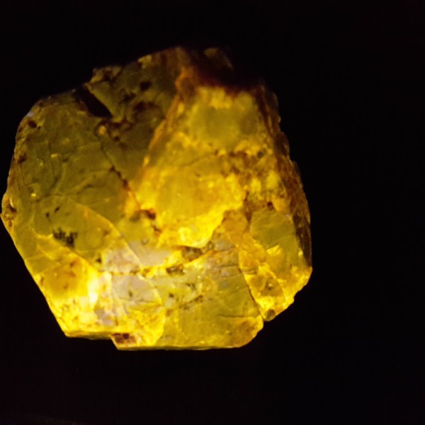 Fluorescent Zircon Crystal