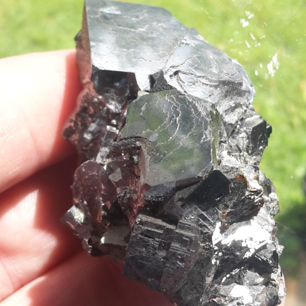 Transparent Quartz with Pyrite  from Bulgaria,Madan,Borieva mine Mineral,Crystal,Specimen,Collection,collectors Galena,Gemstone