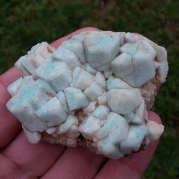 AMAZONITE CRYSTAL CLUSTER