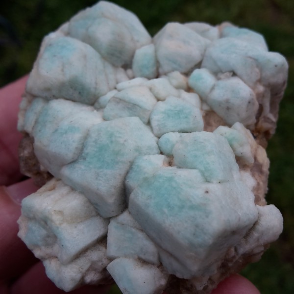 AMAZONITE CRYSTAL CLUSTER